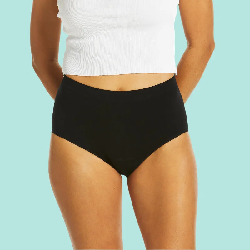 *PREORDER* ADULTS SEAMFREE PERIOD FULL BRIEF BLACK