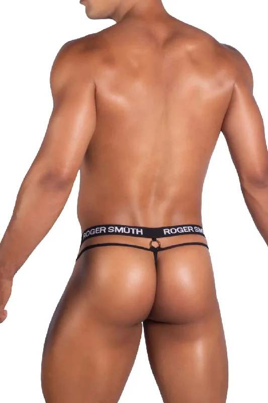 Roger Smuth RS073 Sheer See Through Strappy G-String Black