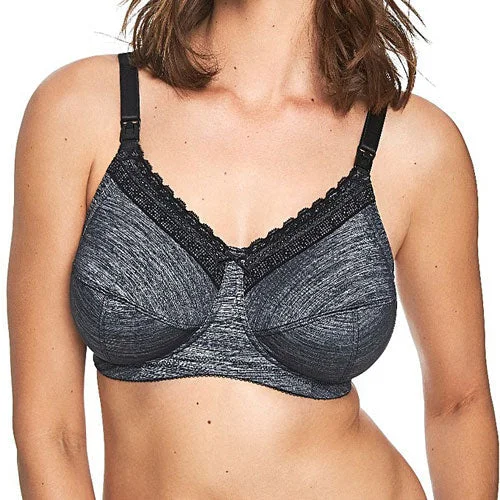 Royce Luna Wire-Free Nursing Bra - Grey