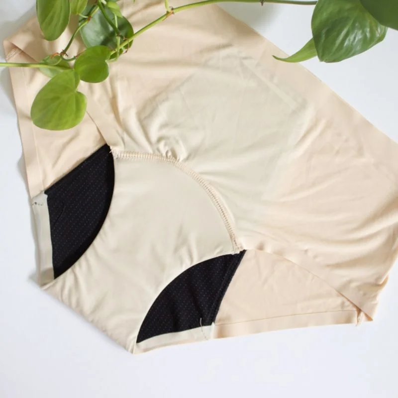 Nude Seamless Period Briefs | Light Flow | Sizes 10 to 18