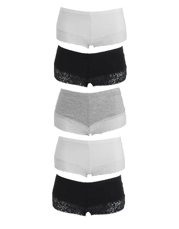 Everyday Lace Boyshorts | Pearl Palette