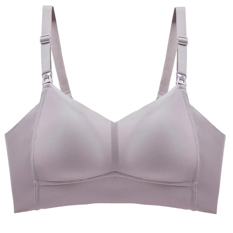 Silk Maternity Nursing Breastfeeding Seamless Underwear Bra