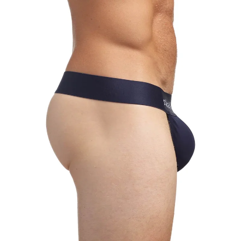 Skull & Bones Just the Bones Thong - Navy