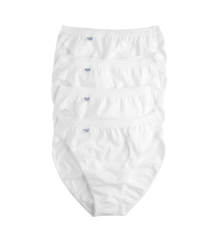 Sloggi Ladies Basic Tai Briefs 4 Pack - White