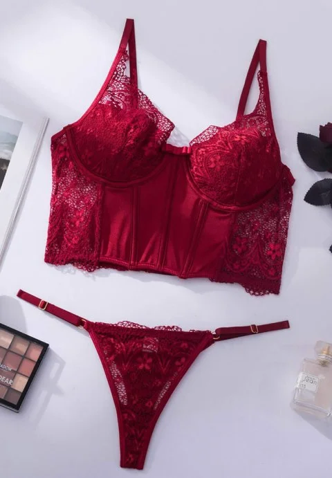 Stream Queen Longline Bra Set