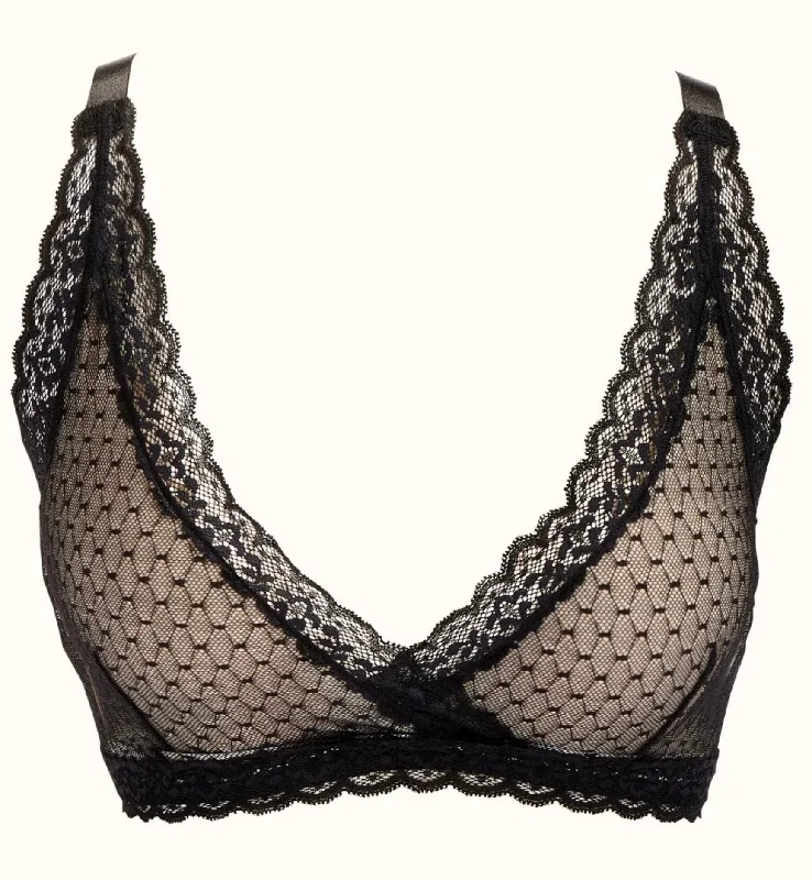 Susan Wireless Front Wrap Bralette AO-039