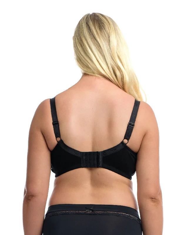 THE ESSENTIAL NURSING BRA: Black