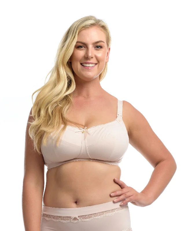 THE ESSENTIAL NURSING BRA: Blush