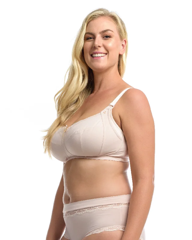 THE ESSENTIAL NURSING BRA: Blush