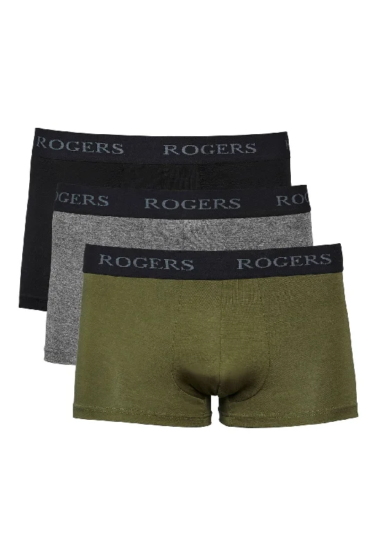 Three-Pack Modal Trunks – Black Band