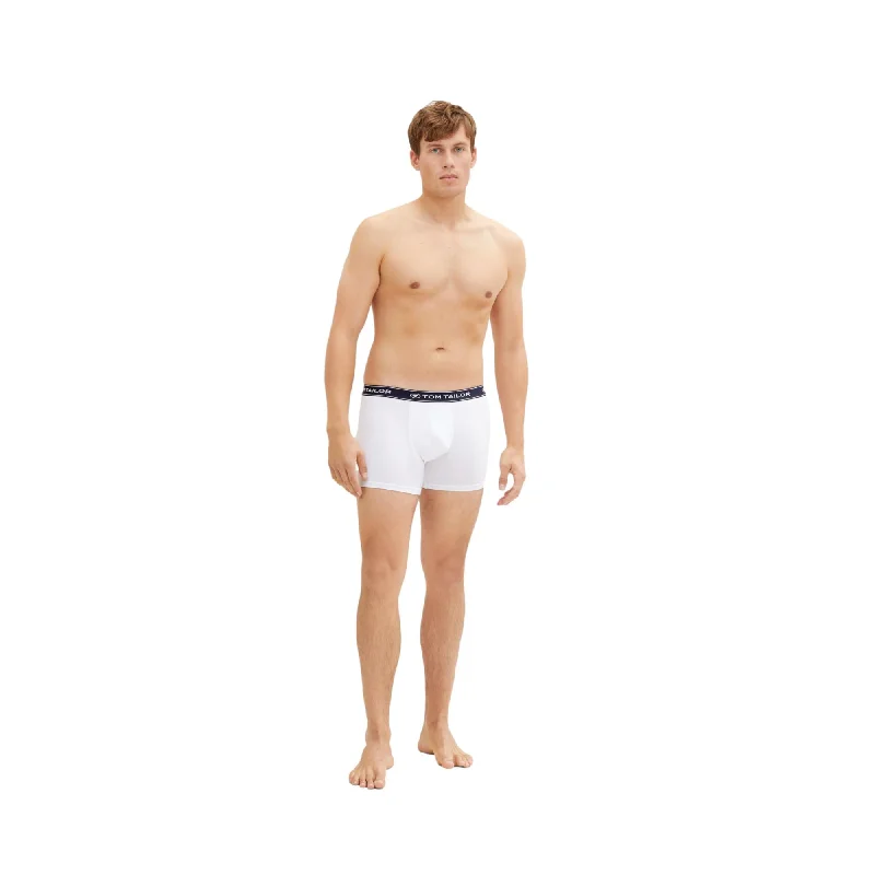 Tom Tailor Long Trunks 3 Pack - Navy / Grey / White