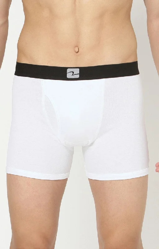 Underjeans by Spykar Men Premium White Cotton Trunk