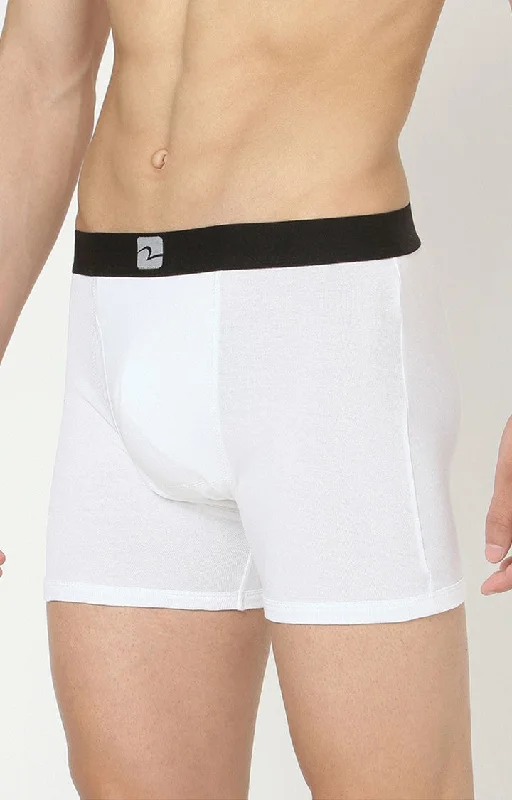 Underjeans by Spykar Men Premium White Cotton Trunk