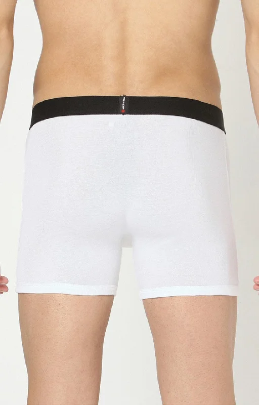 Underjeans by Spykar Men Premium White Cotton Trunk