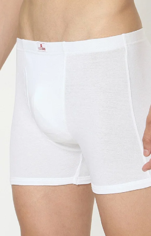 Underjeans by Spykar Men Premium White Cotton Trunk