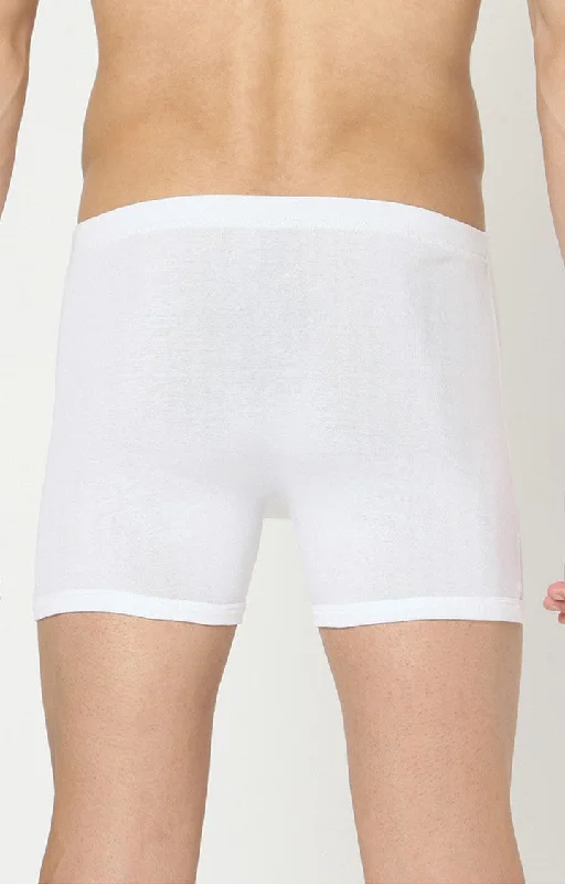 Underjeans by Spykar Men Premium White Cotton Trunk