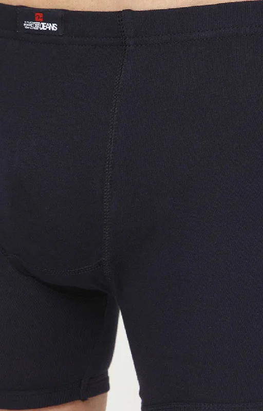 Underjeans by Spykar Men Premium Cotton Blend Navy Trunk - (Pack of 2)