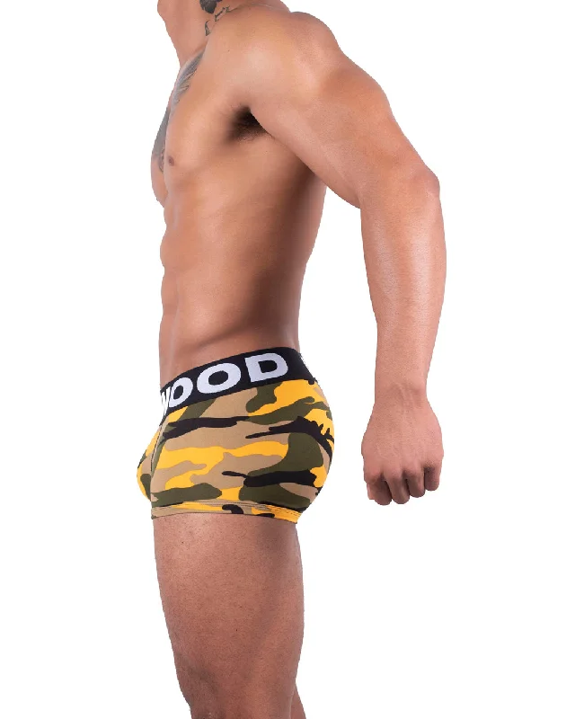 Willy Mustard Camo Trunks