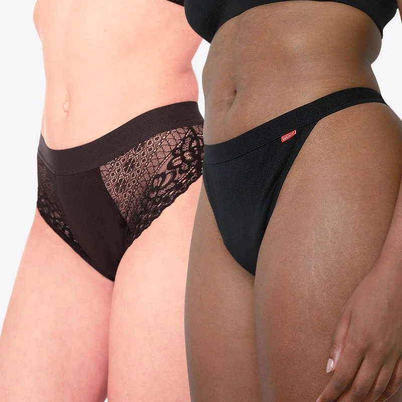 WUKA Lace Hipster & Thong Bundle