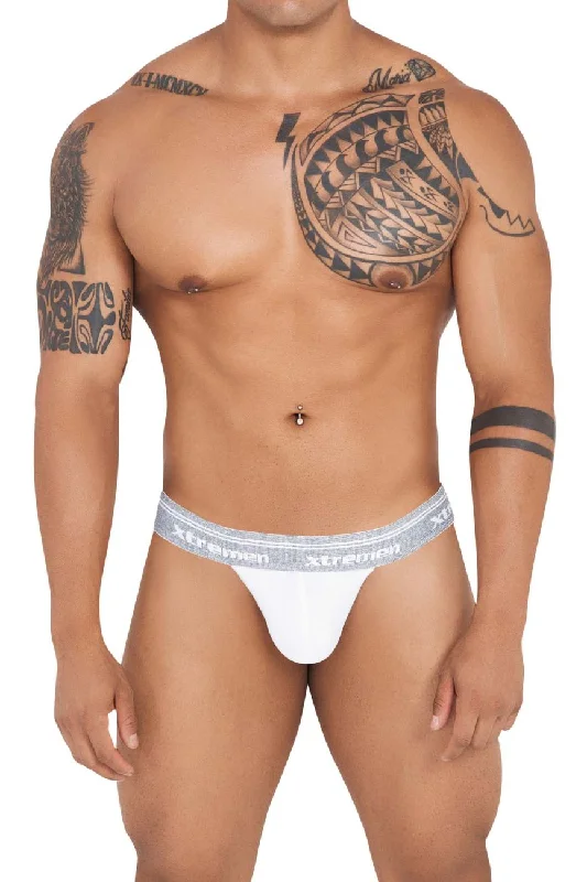 Xtremen 91141 Ultra-soft Thongs White