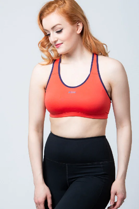 Active Crop Top Punaiset Urheilurintaliivit