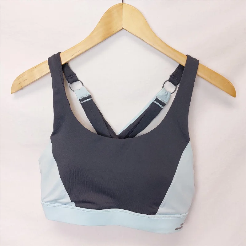 BCG Academy Sports Bra Gym Top Non-Wired Removable Pads Medium Impact Crossback