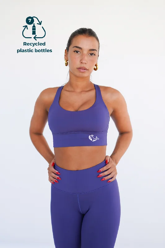 TOP CLASICO FIT PLANET AZUL