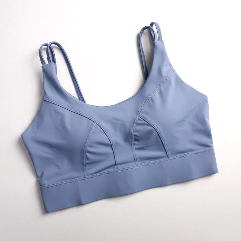 Filhot™ Fixed Shoulder Straps  Up Sports Bra To 4XL