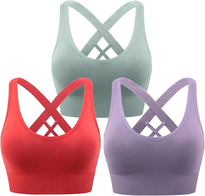 3pack (Purple+red+green) / Small