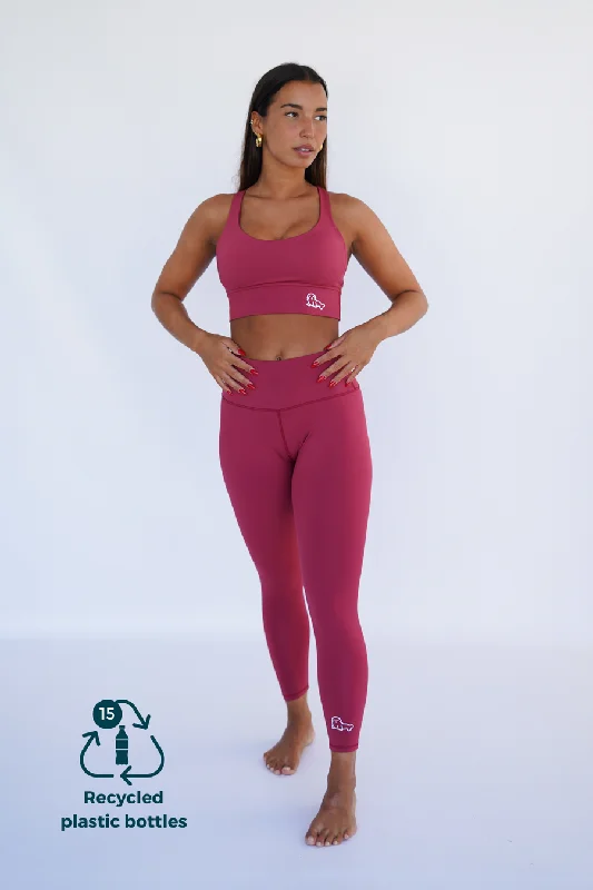 LEGGING CLASICO FIT PLANET GRANATE