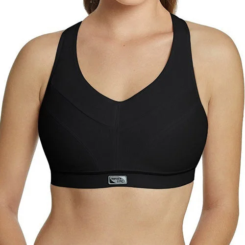 Royce Impact Free Adjustable Wire Free Sports Bra - Black