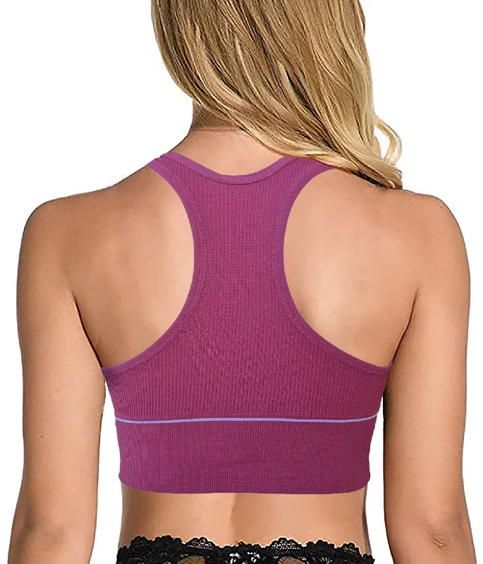 Women's Sports Bra Super Comfortable Removable Pads Soft Fitness Yoga Gym Workout Activewear