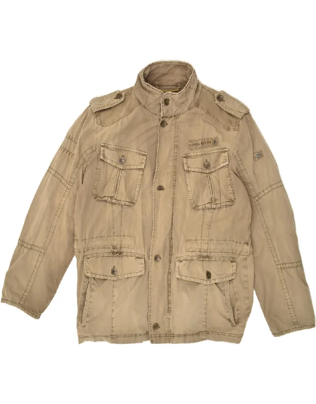 Men's Coats for Winter SportsCAMEL ACTIVE Mens Utility Jacket UK 40 Large Beige