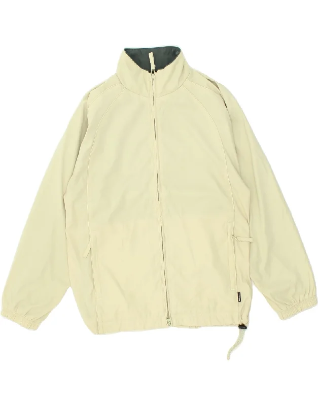 Elegant Men's Wool CoatsCHAMPION Mens Bomber Jacket UK 38 Medium Beige Polyester