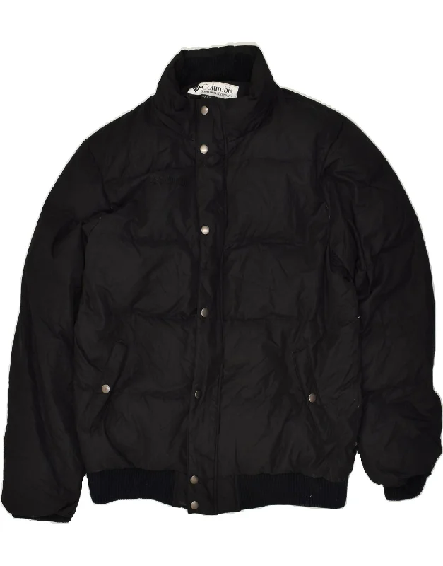 Men's Coats with LiningCOLUMBIA Mens Padded Jacket UK 40 Large Black Polyester