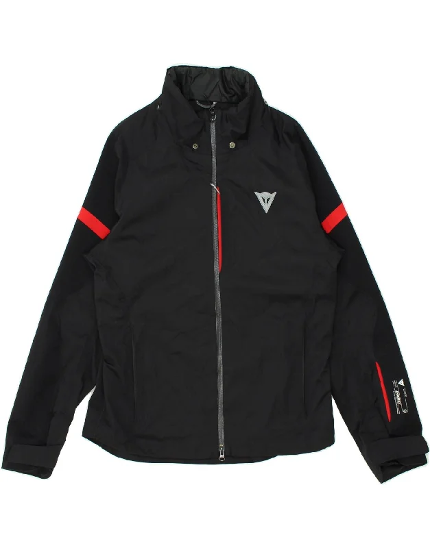 Men's Coats Made in the USADAINESE Mens Graphic Rain Jacket UK 40 Large Black Nylon