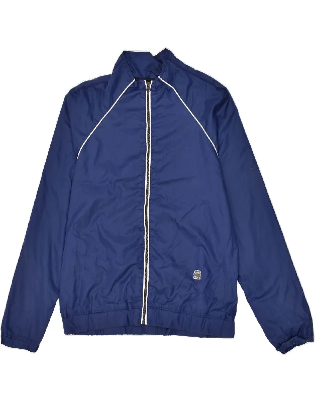 Men's Coats for Cold WeatherG-STAR Mens Bomber Jacket UK 40 Large Navy Blue Nylon