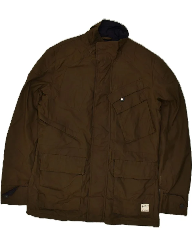 Best Men's Leather CoatsG-STAR Mens Windbreaker Jacket UK 40 Large Brown Nylon