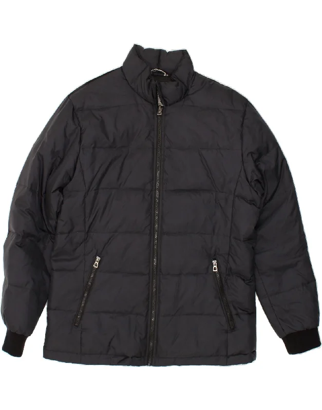 Men's Coats with HoodsGEOX Mens Padded Jacket UK 42 XL Navy Blue Polyester