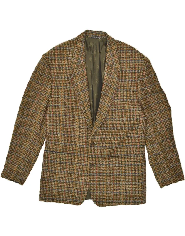 Men's Coats with ButtonsGIAN MARCO VENTURI Mens 2 Button Blazer Jacket UK 38 Medium Khaki