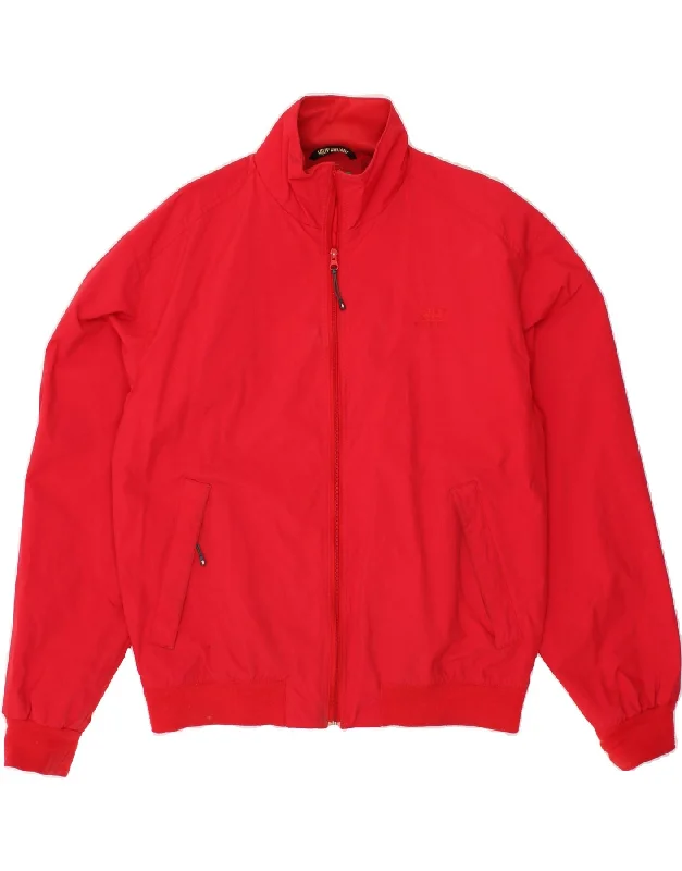 Men's Coats for Tall MenHELLY HANSEN Mens Bomber Jacket UK 40 Large Red Nylon
