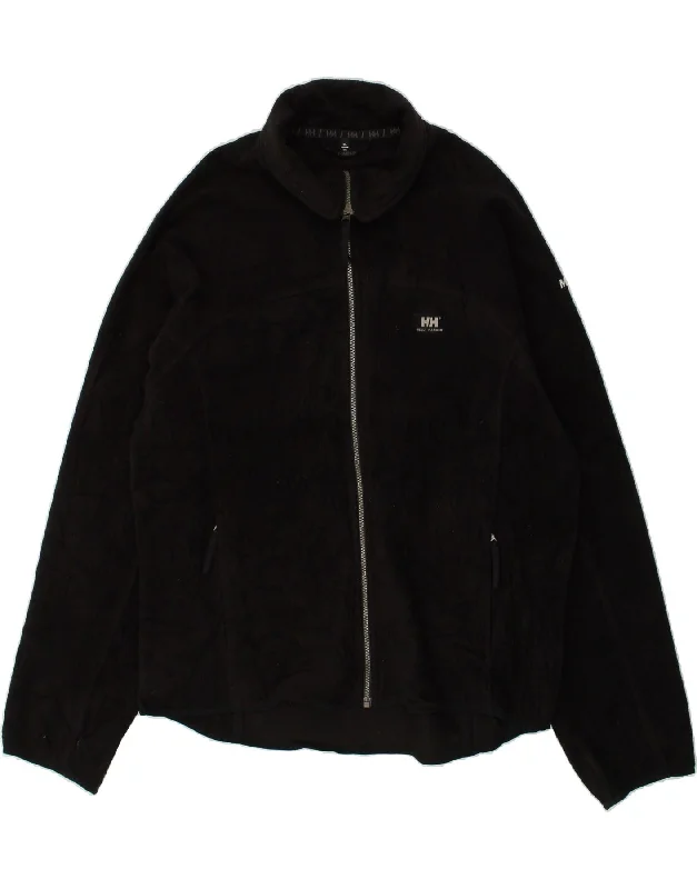 Men's Coats with Slim FitsHELLY HANSEN Mens Fleece Jacket UK 42 XL Black Polyester