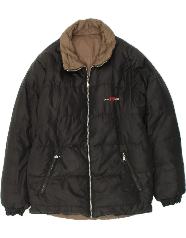 Men's Coats with Vintage StyleHELLY HANSEN Mens Padded Jacket UK 38 Medium Black