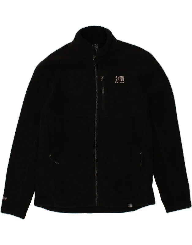 Unique Men's Flight JacketsKARRIMOR Mens Fleece Jacket UK 38 Medium Black Polyester
