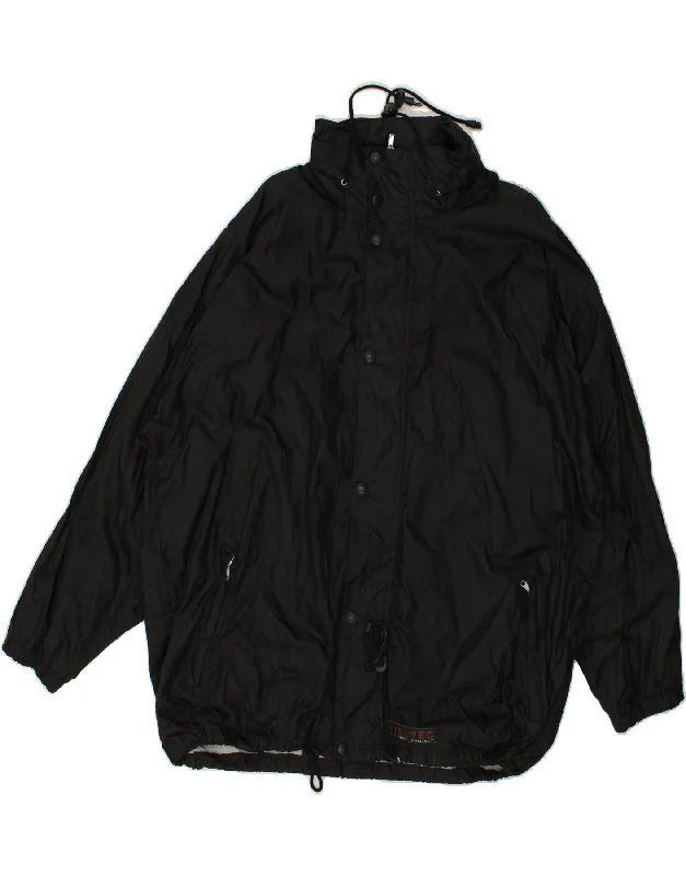 Men's Coats with Quilted LiningKILLTEC Mens Graphic Windbreaker Jacket UK 42 XL Black Polyamide