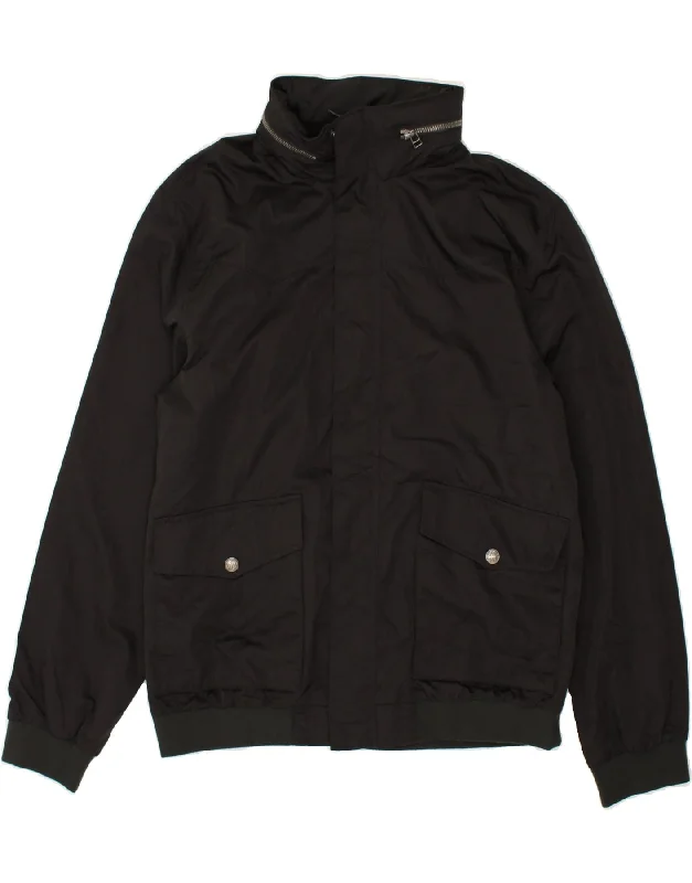 Men's Coats for Dressy OccasionsLEVI'S Mens Hooded Bomber Jacket UK 42 XL Black Polyester