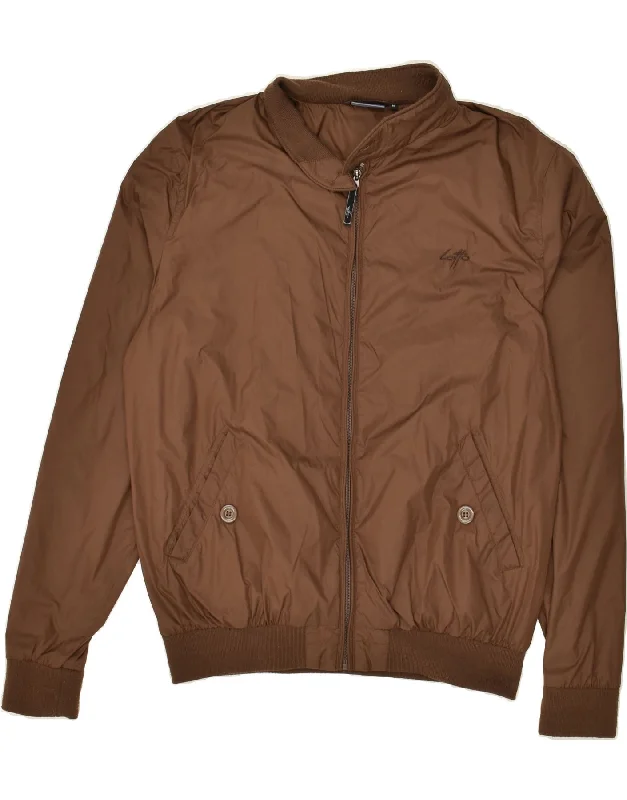Men's Coats for Every BudgetLOTTO Mens Bomber Jacket UK 38 Medium Brown Polyamide