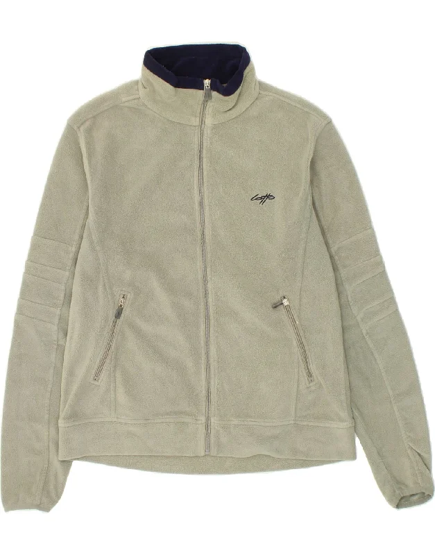 Men's Coats with Contrast StitchingLOTTO Mens Fleece Jacket UK 42 XL Beige