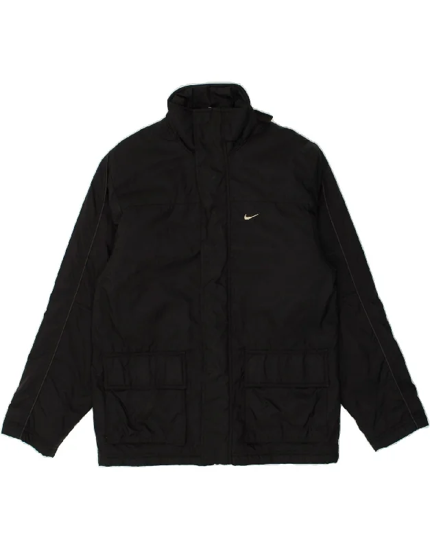Essential Men's Puffer JacketsNIKE Mens Windbreaker Jacket UK 36 Small Black Nylon