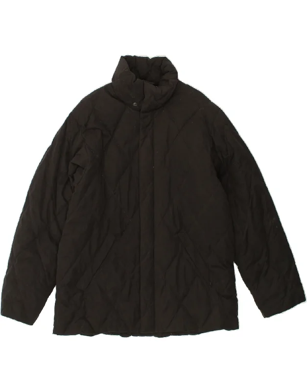 Men's Coats for Casual WearSERGIO TACCHINI Mens Milano Padded Jacket UK 36 Small Black Polyester